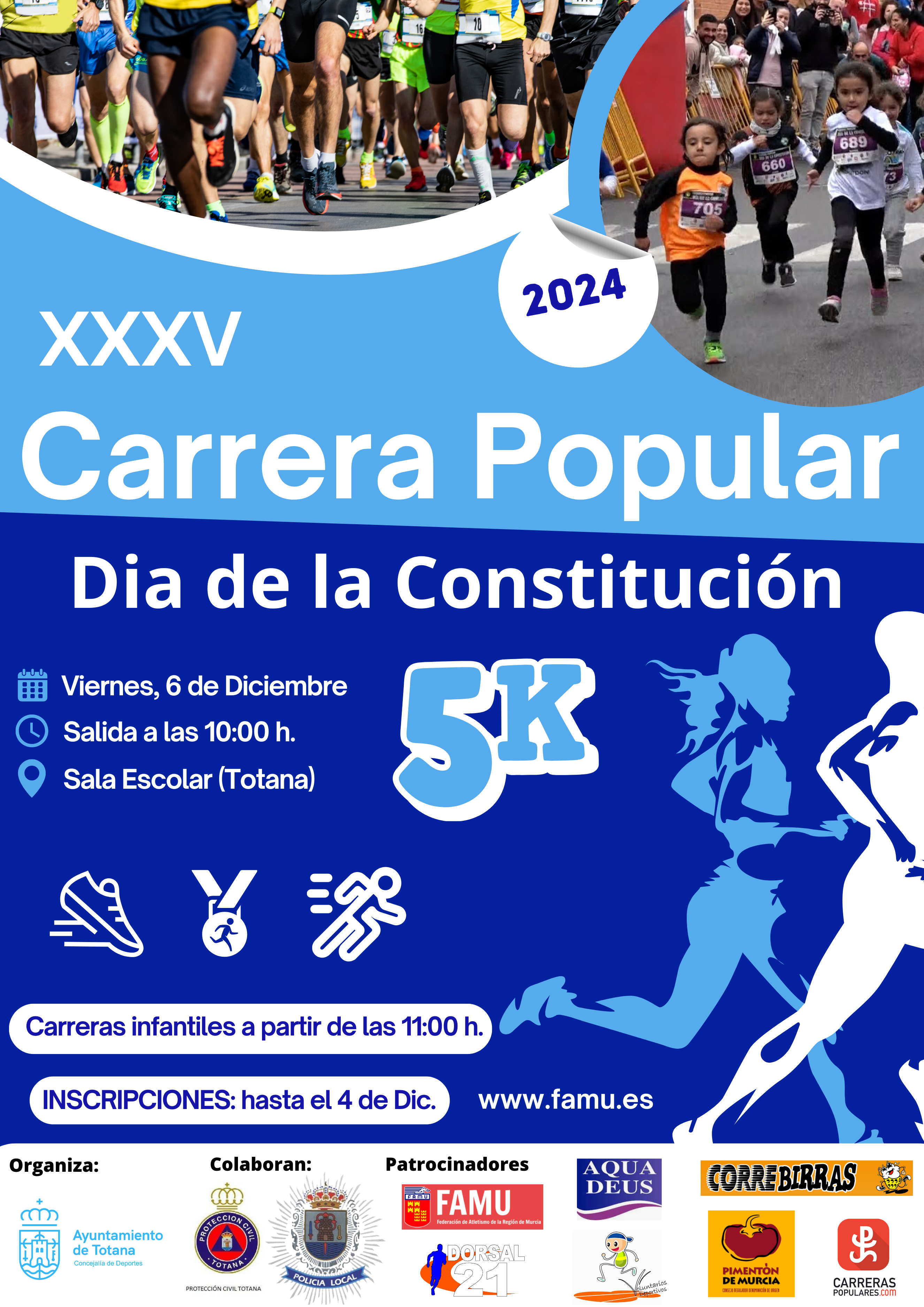 ALBARRACIN con la XXXV Carrera Popular del Día de la Constitución 2024